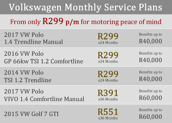 VW Aftermarket Service Plans